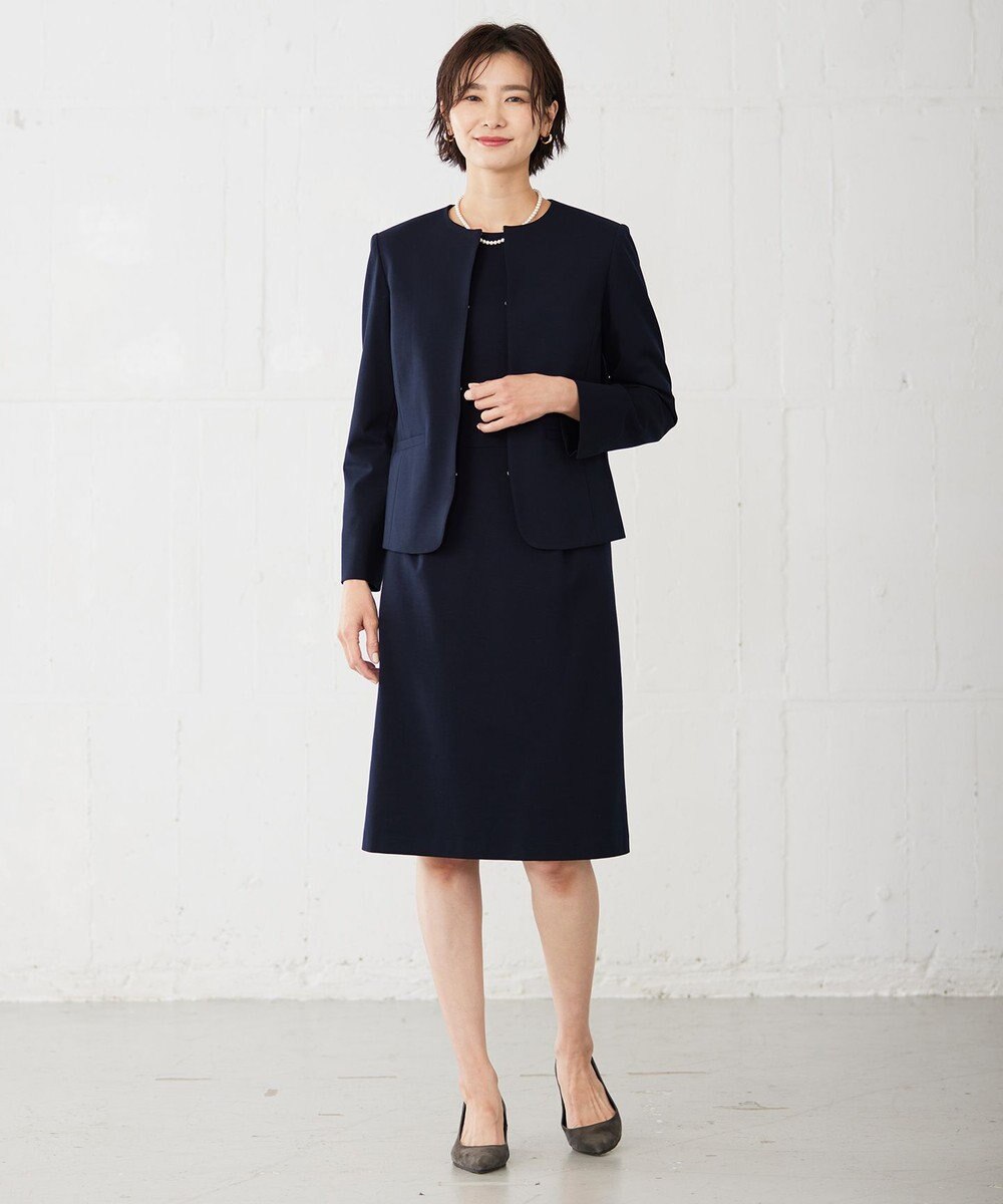 J.PRESS LADIES 【3WAY】 パールコイン 2連 ネックレス 