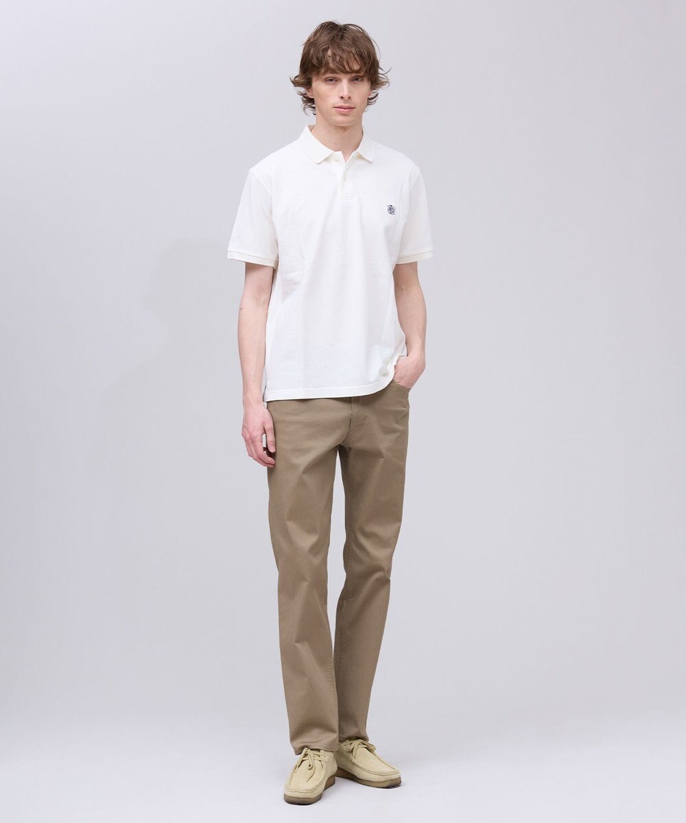 J.PRESS MEN コットンカノコオーバーダイ ポロシャツ 