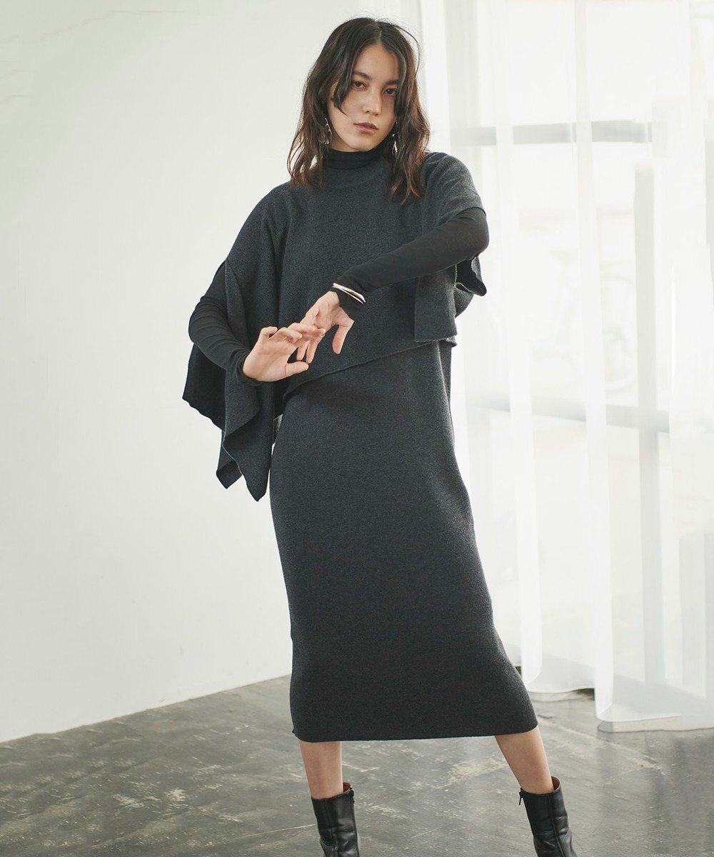 #Newans 【洗える】コットンウールニットセットアップ 