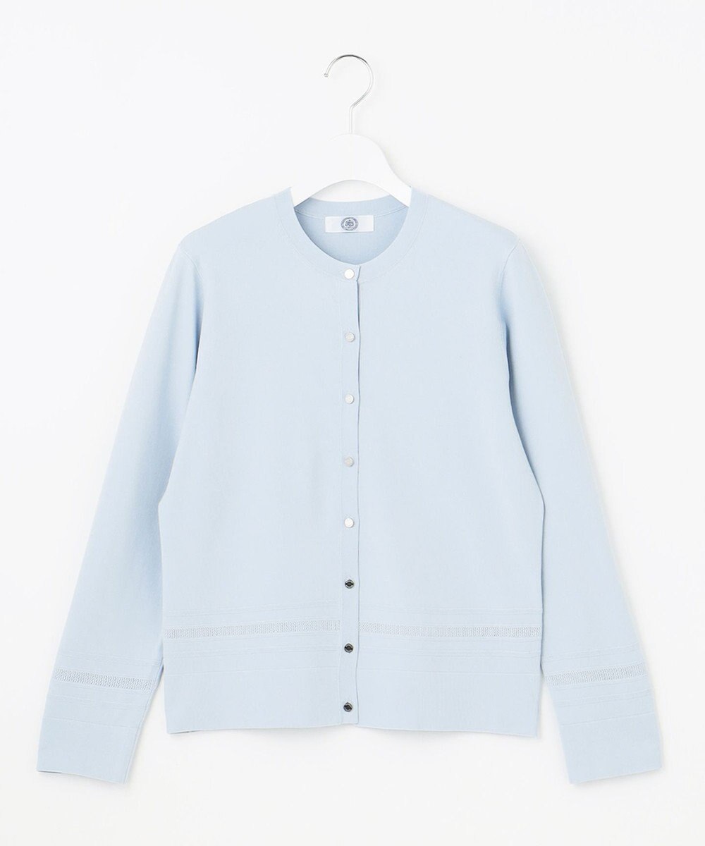 J.PRESS LADIES S 【洗える】RAYON ELITE STRETCH クルーネック カーディガン 