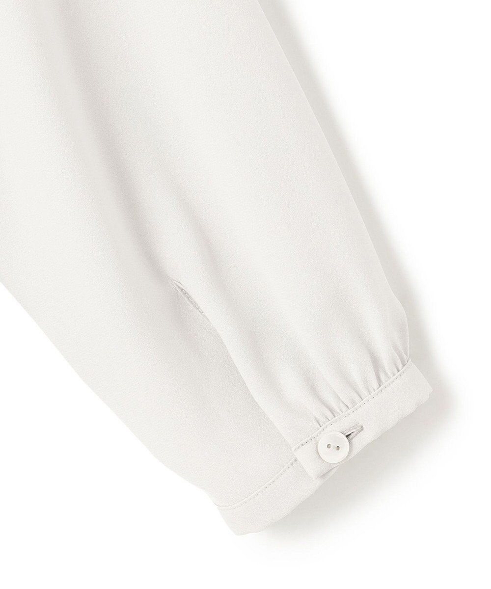 23区 S 【洗える】バックサテンアムンゼン ボウタイ ブラウス 