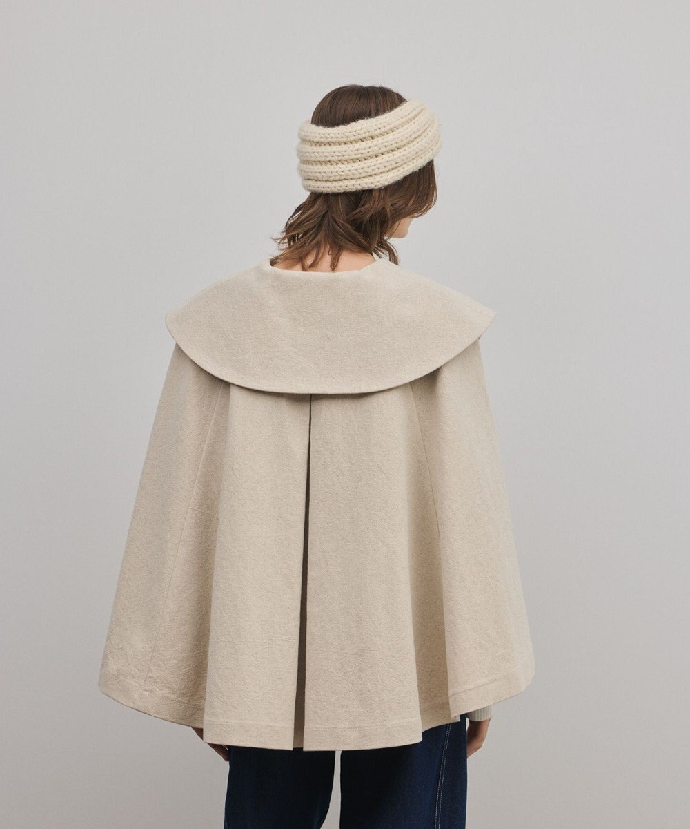 GRACE CONTINENTAL リネンオックスケープジャケット 