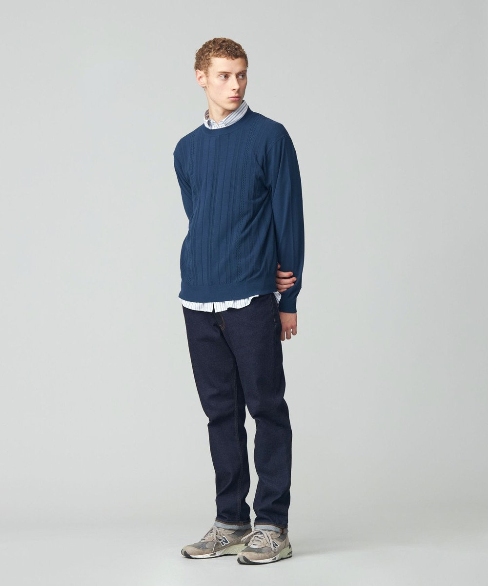 J.PRESS MEN 【FLEX YARN】ケーブルニット 