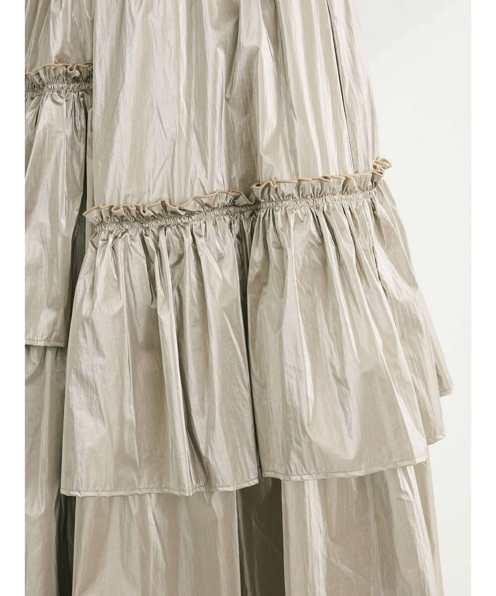 Green Parks ・ＥＬＥＮＣＡＲＥ　ＤＵＥ　メタリックティアードスカート 