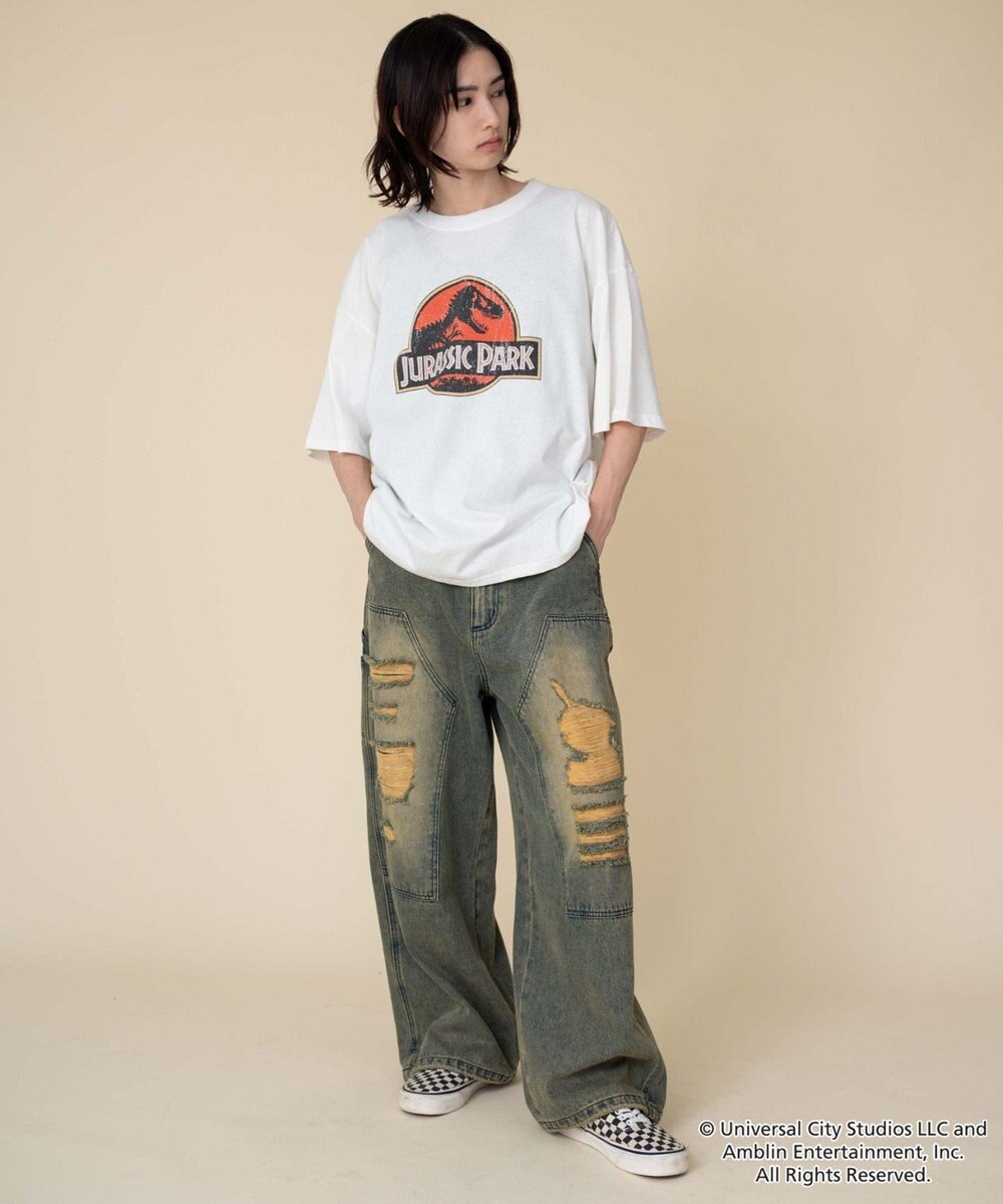WEGO 【ユニセックス着用ITEM/SMLサイズ展開】JURASSIC　PARKグラフィックT（S） 
