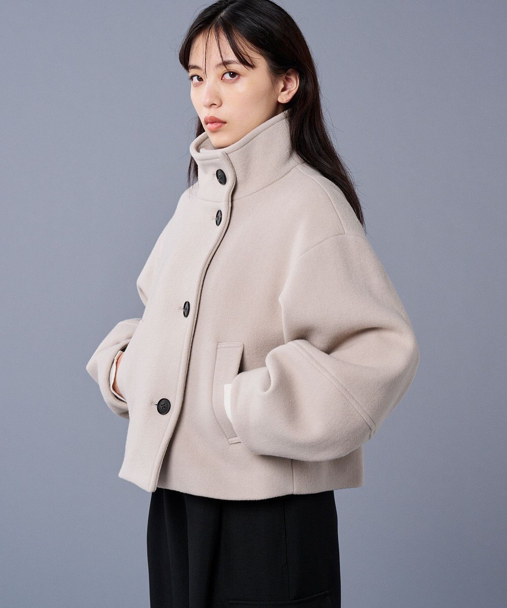 uncrave 【撥水】プルーフ メルトン スタンドネック コート（uncrave STANDARD） 