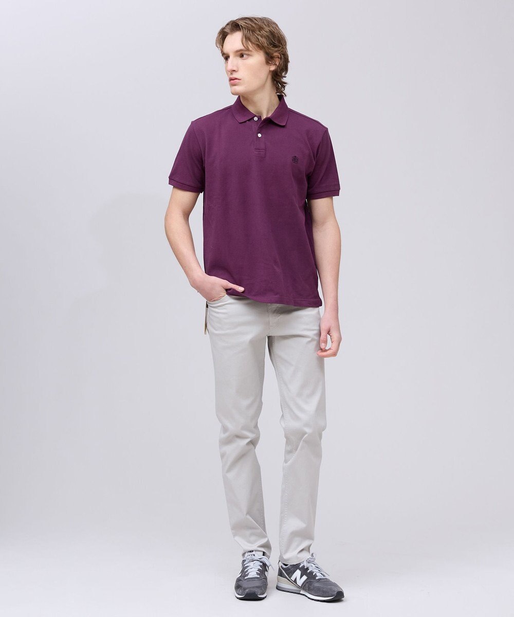 J.PRESS MEN コットンカノコオーバーダイ ポロシャツ 