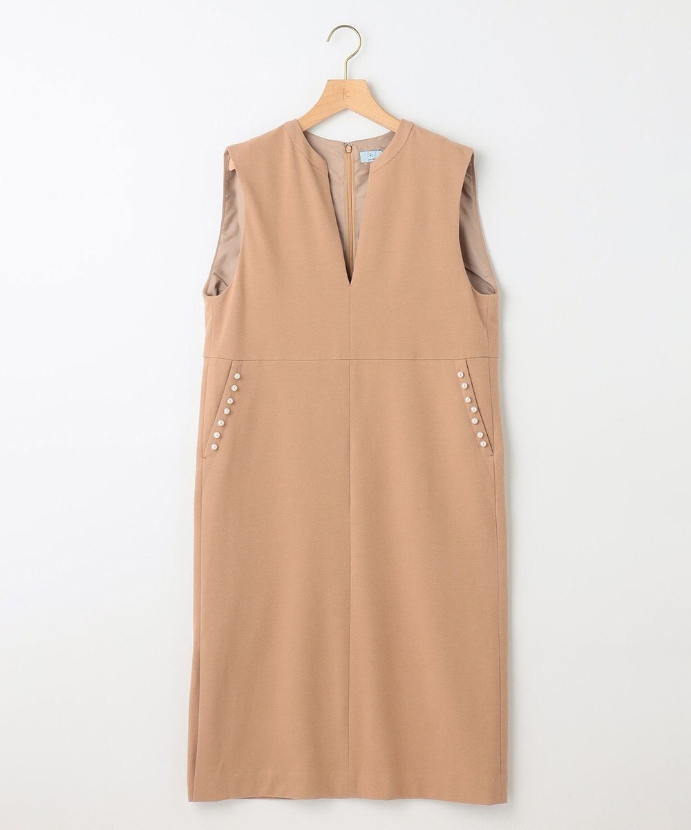 組曲 S 【パール釦付き】 ウールライクジャンパースカート 