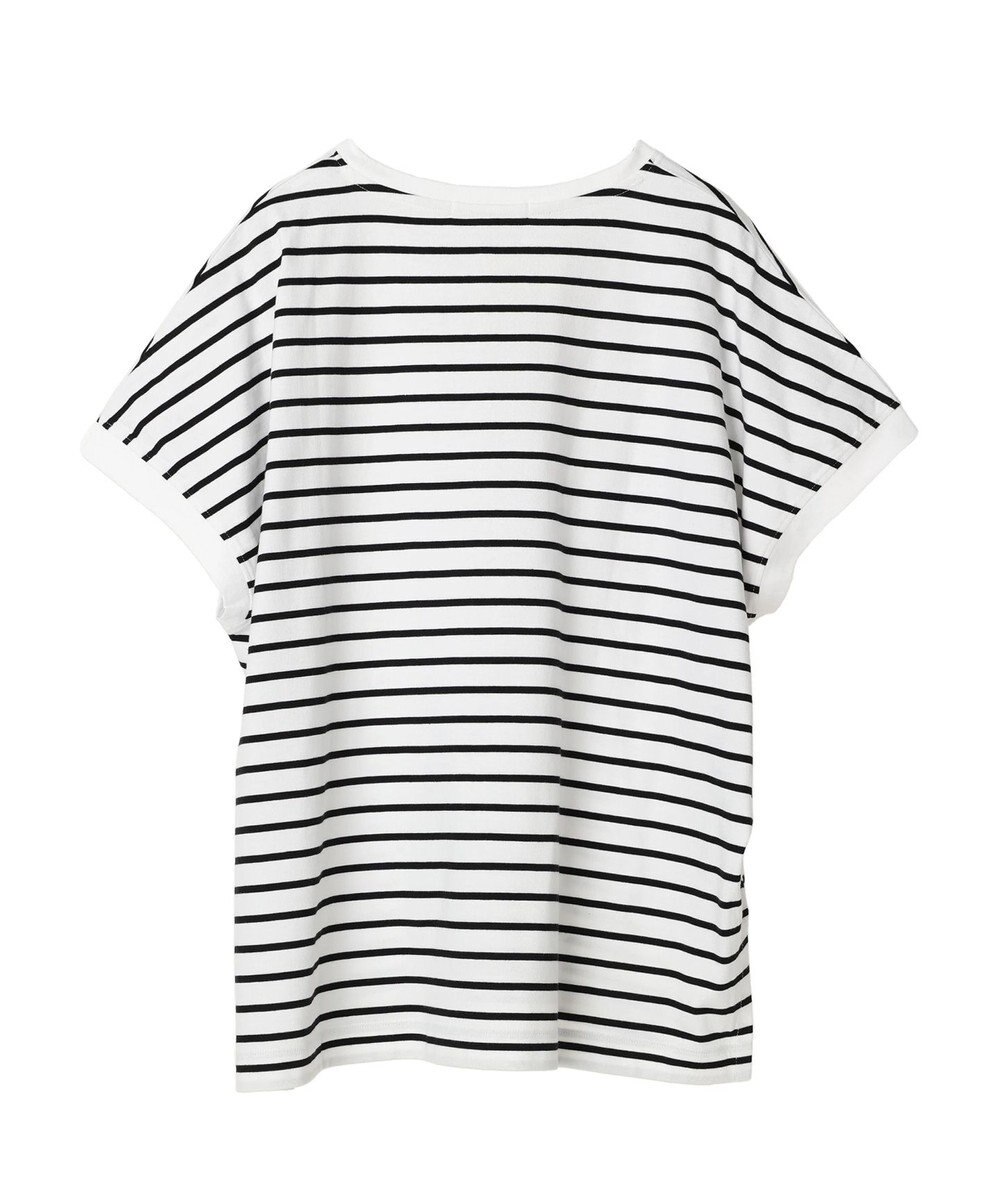 Green Parks インド綿 フレンチスリーブ前後差カットプルオーバー 