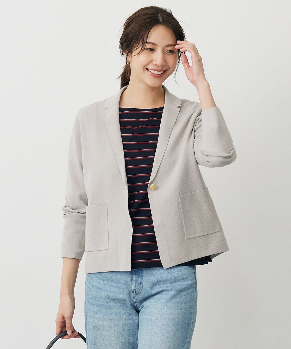 J.PRESS LADIES VIGODA テーラード ニット ジャケット 