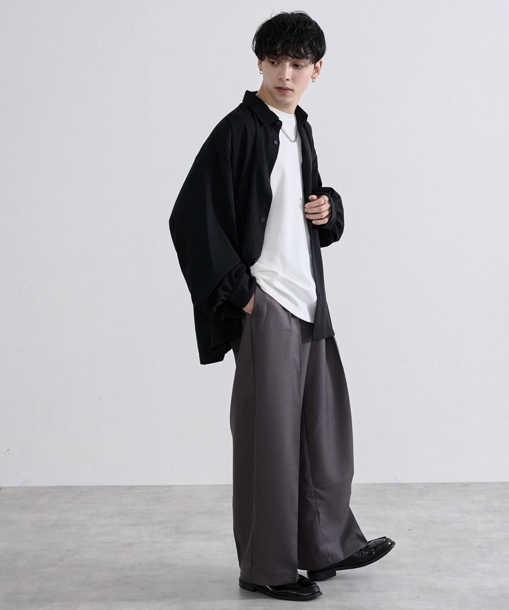 WEGO ワイドストレートスラックス 