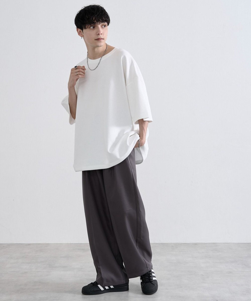 WEGO ワイドストレートスラックス 