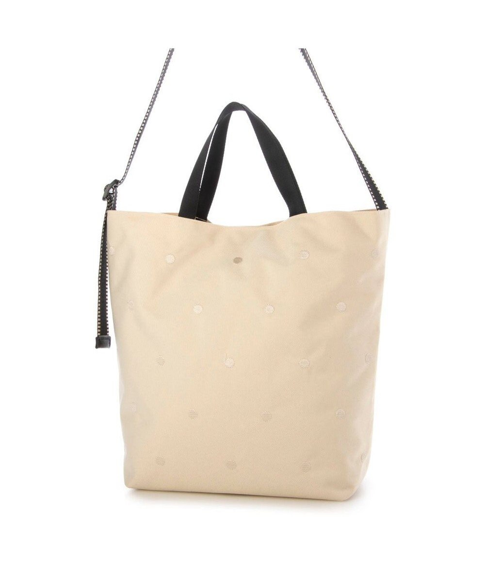 UNBILLION カシュカシュ cachecache / ドット刺繍ナイロン2wayショルダー 