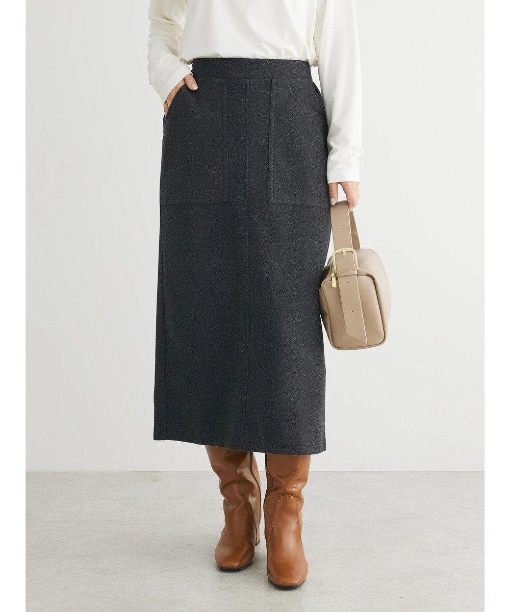 Green Parks 圧縮ポンチＩラインスカート 