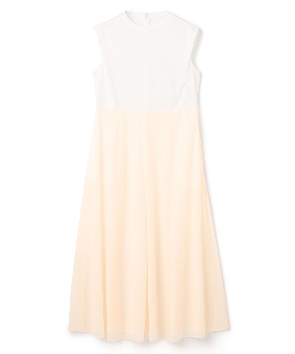 BEIGE， 【洗える/セットアップ対応】SPIGA / ジャージーコンビフレアワンピース 