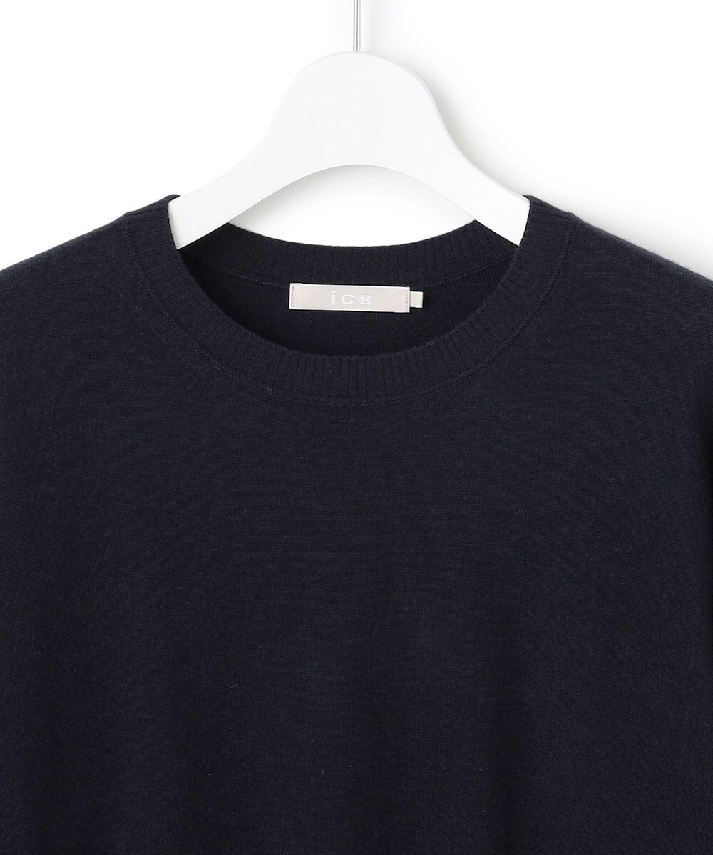 ICB ハイゲージソフトウール ニットプルオーバー 