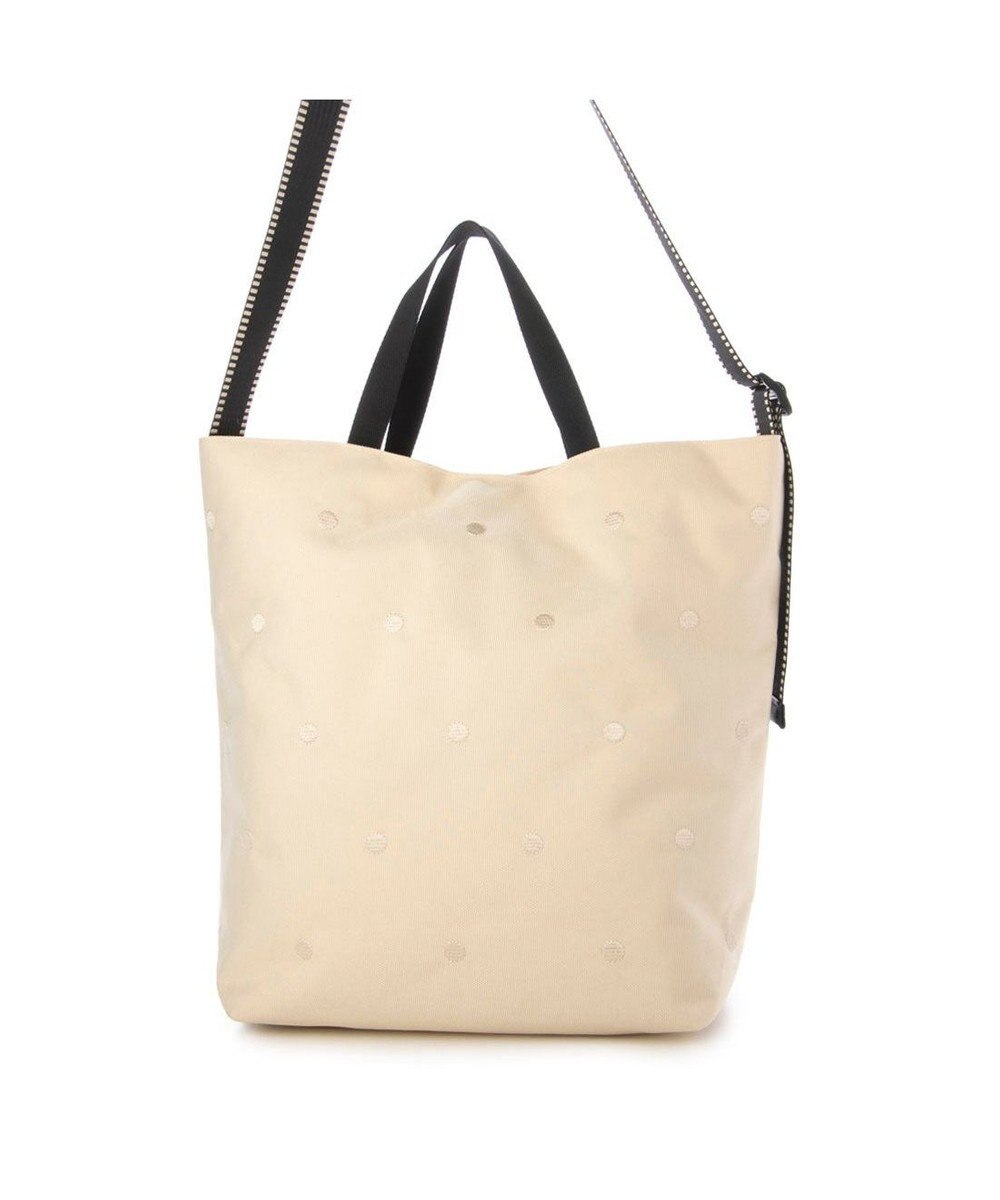 UNBILLION カシュカシュ cachecache / ドット刺繍ナイロン2wayショルダー 