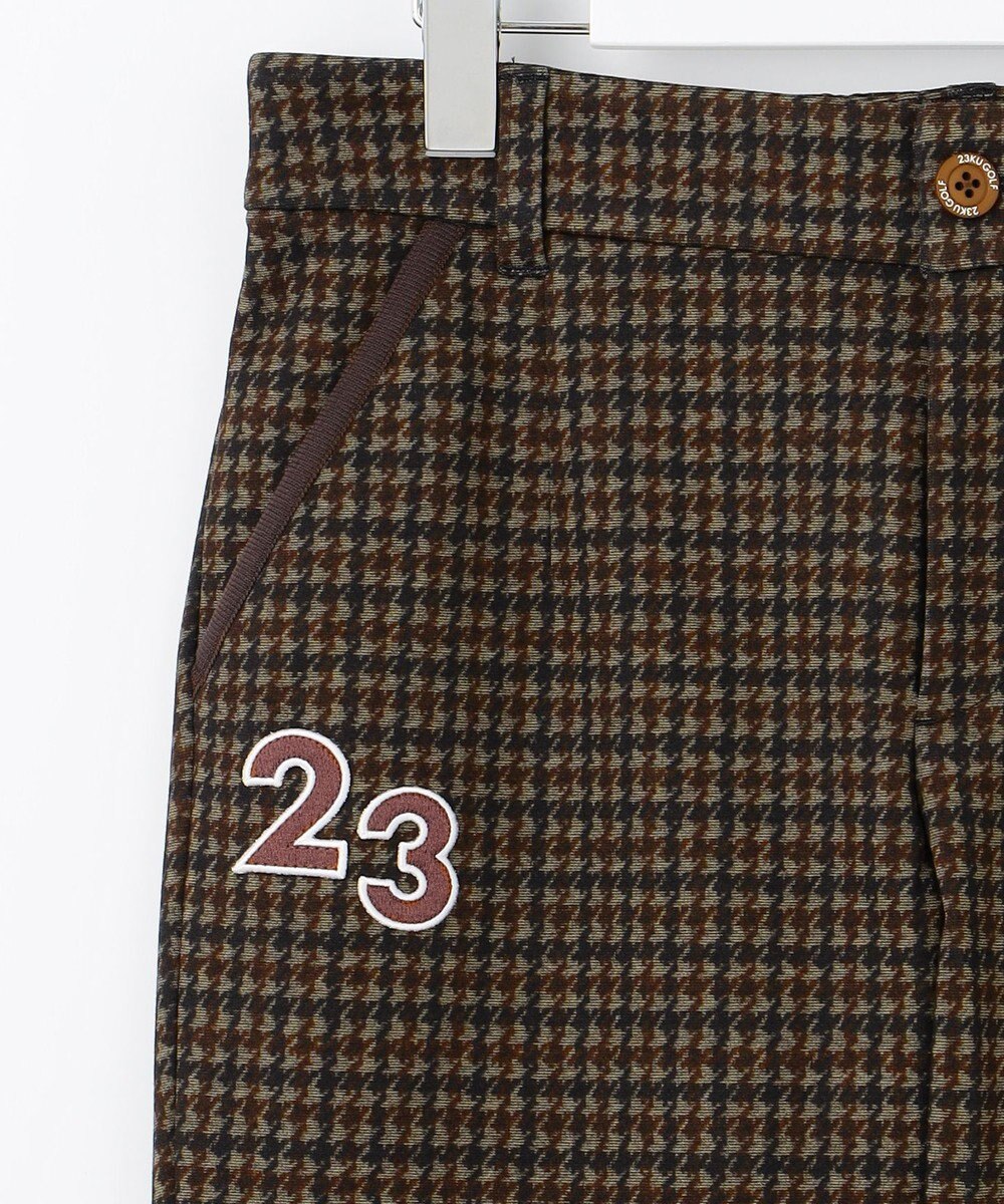 23区GOLF 【WOMEN】ガンクラブチェックテーパードパンツ 