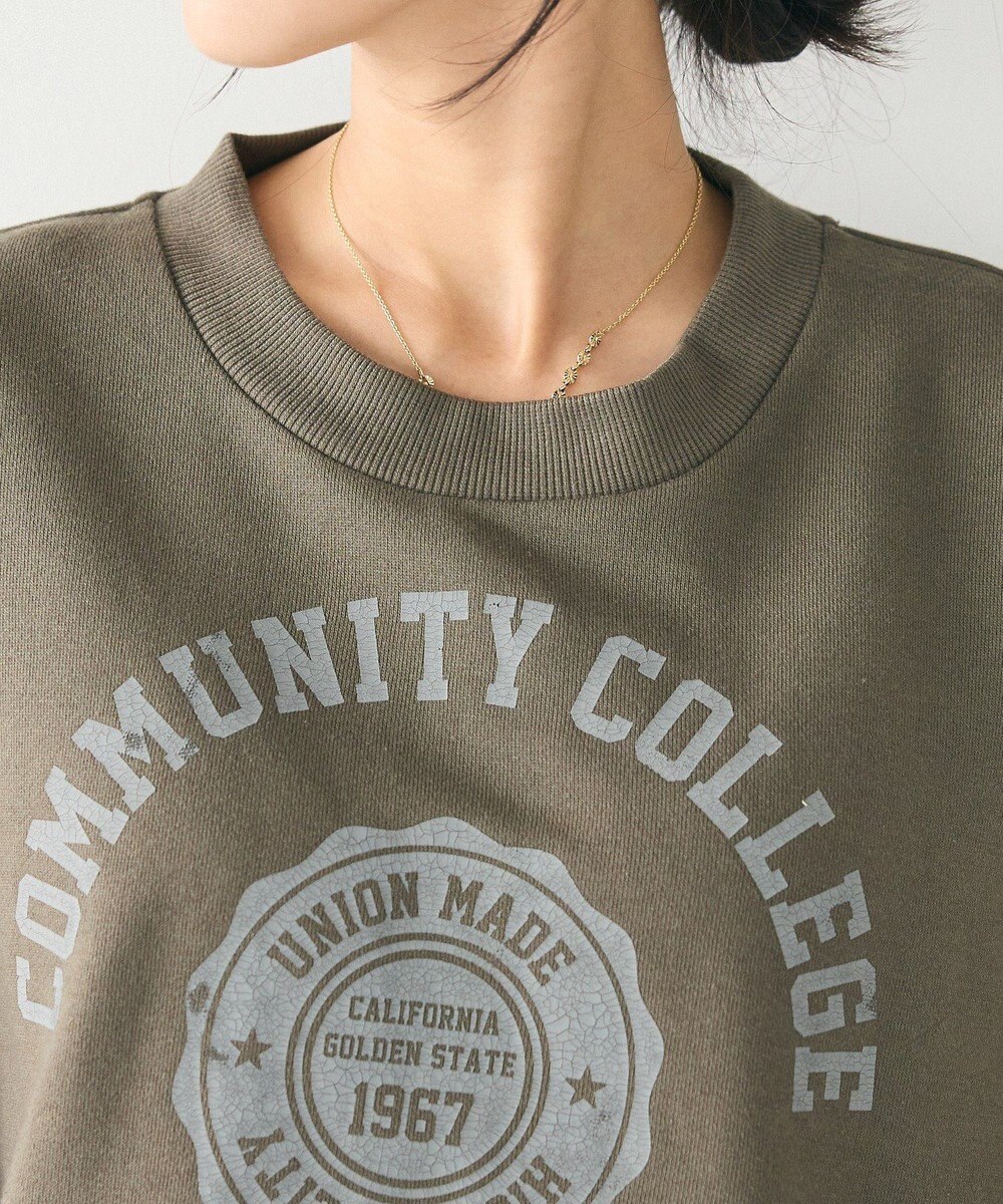 CRAFT STANDARD BOUTIQUE カレッジプリントショートプルオーバー 