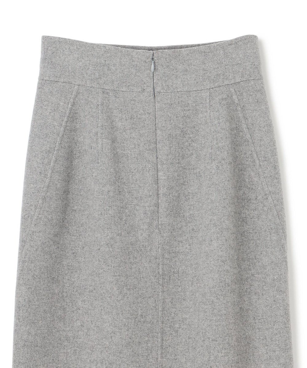 BEIGE， CHAMPIONNET  / ウールメルトン  Iラインスカート 