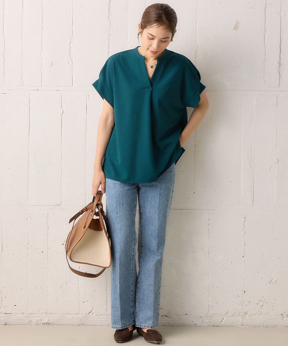 組曲 L 【WEB限定】ライトジョーゼットスキッパー ブラウス 