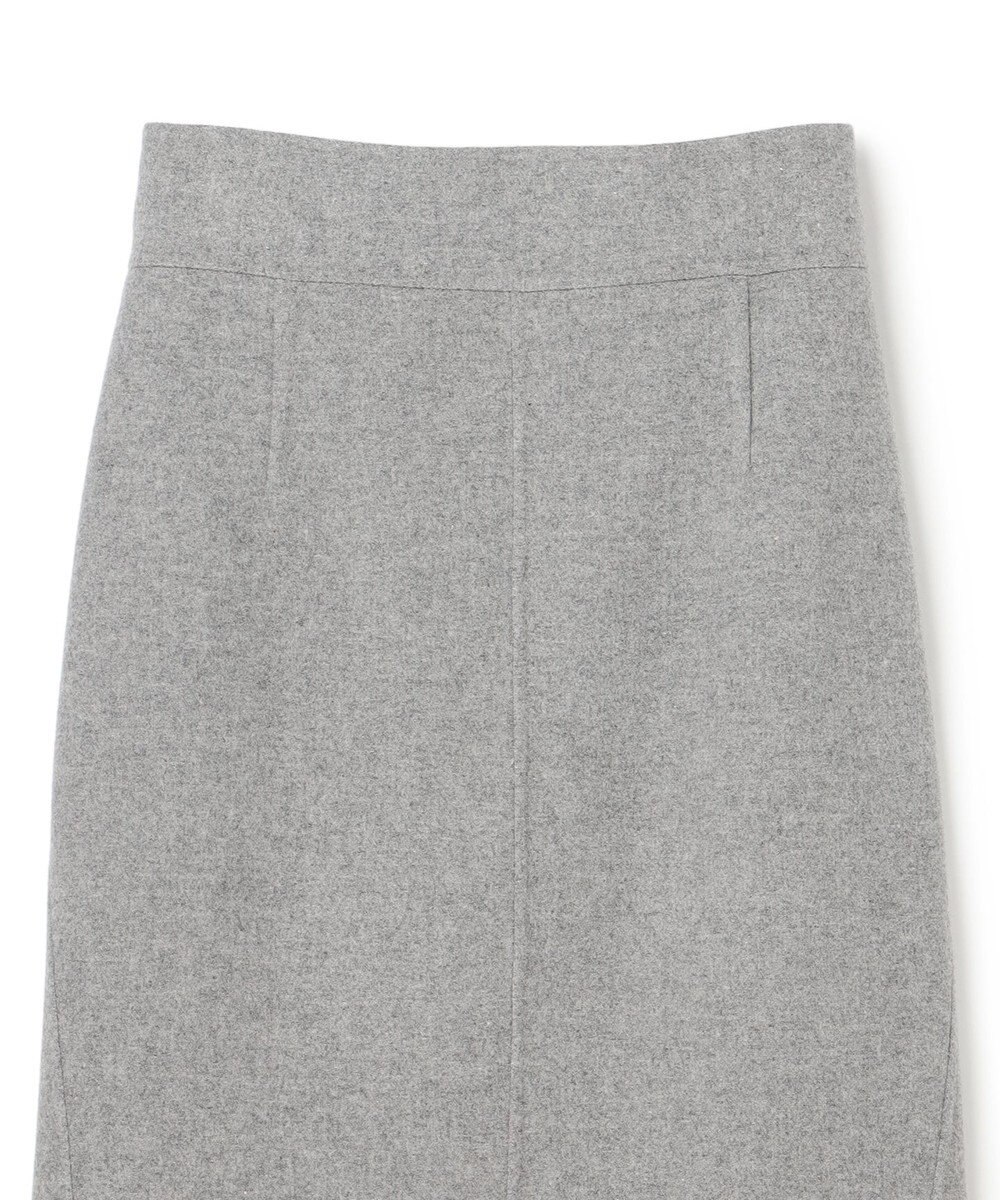 BEIGE， CHAMPIONNET  / ウールメルトン  Iラインスカート 