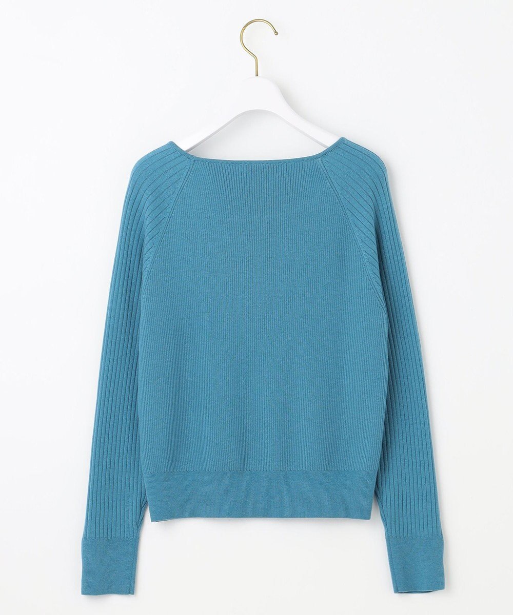 ANY SIS 【ウールブレンドシリーズ】ベースネックリブコンビ ニット 