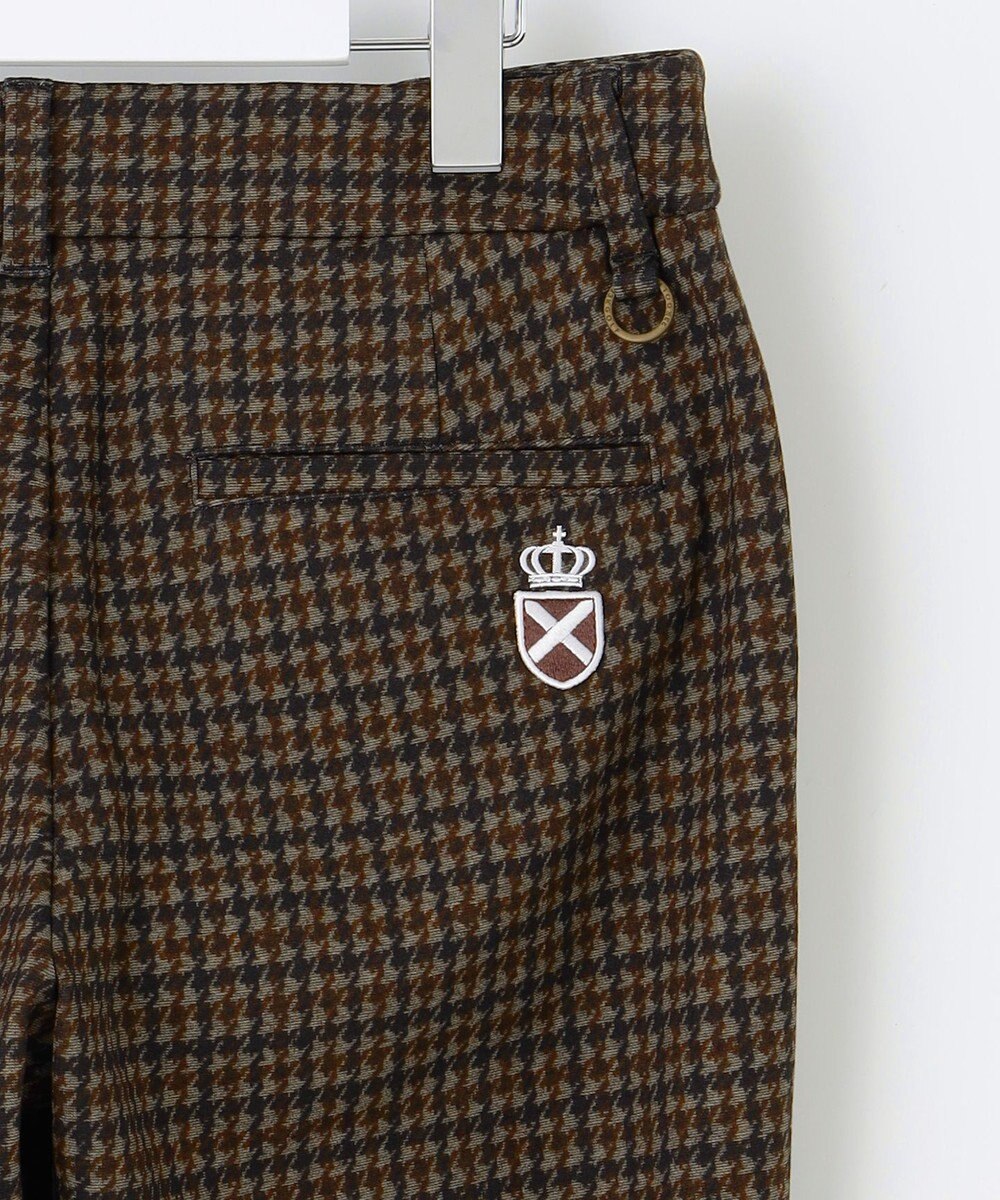 23区GOLF 【WOMEN】ガンクラブチェックテーパードパンツ 