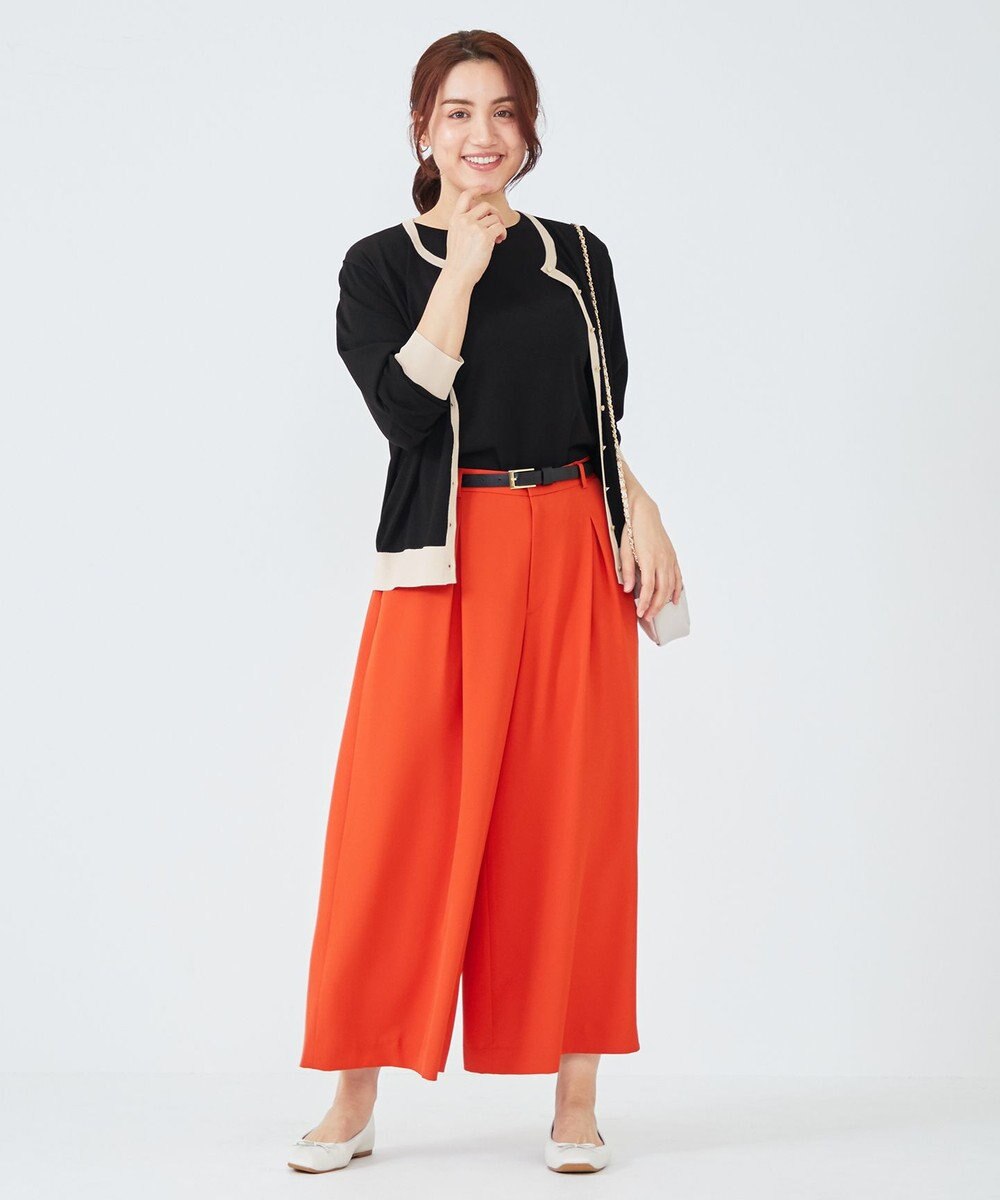 23区 L 【Lサイズ限定】ハイストレッチツイル パンツ 