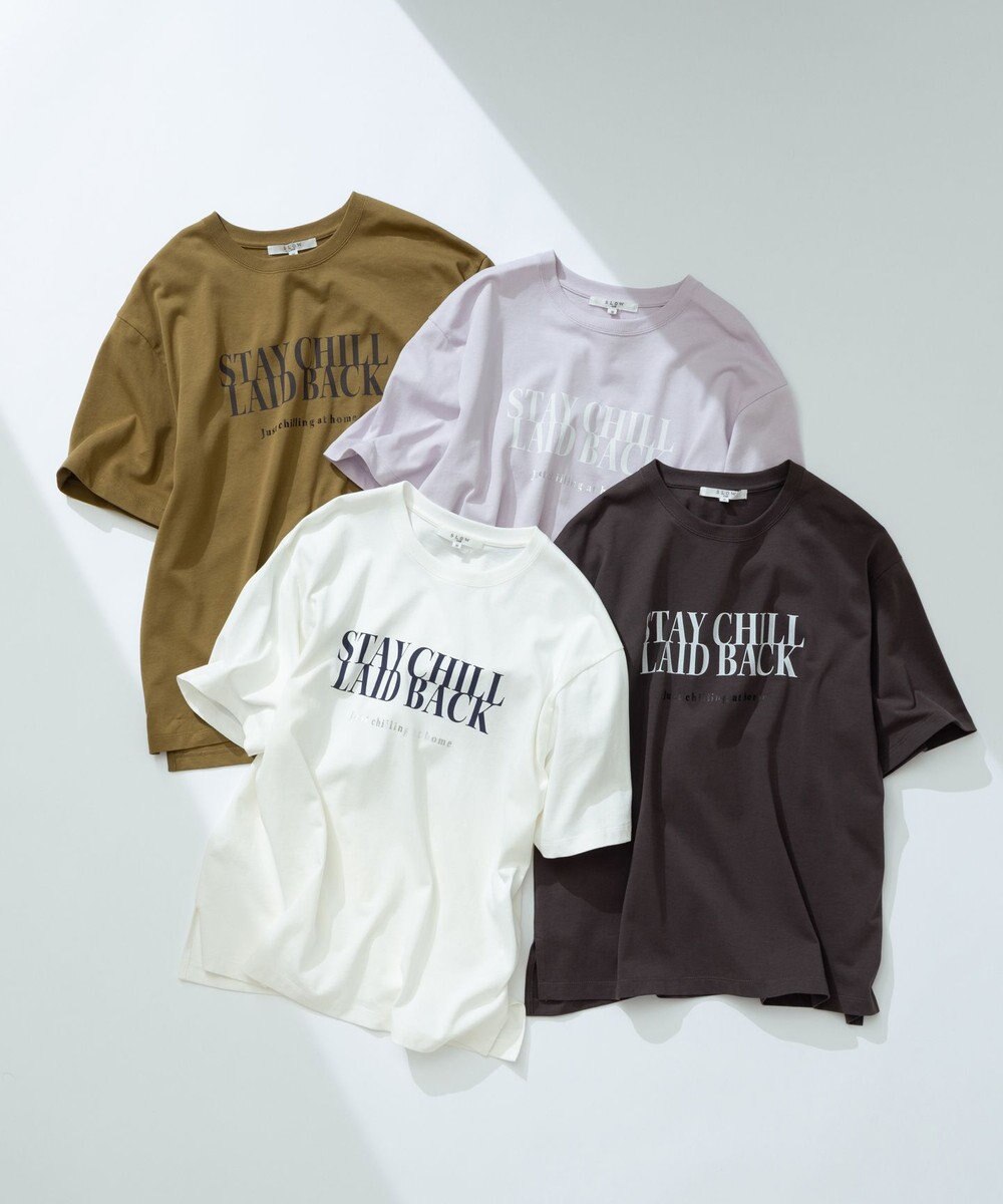23区 S 【SLOW/一部店舗限定】MVSコットン ロゴTシャツ 