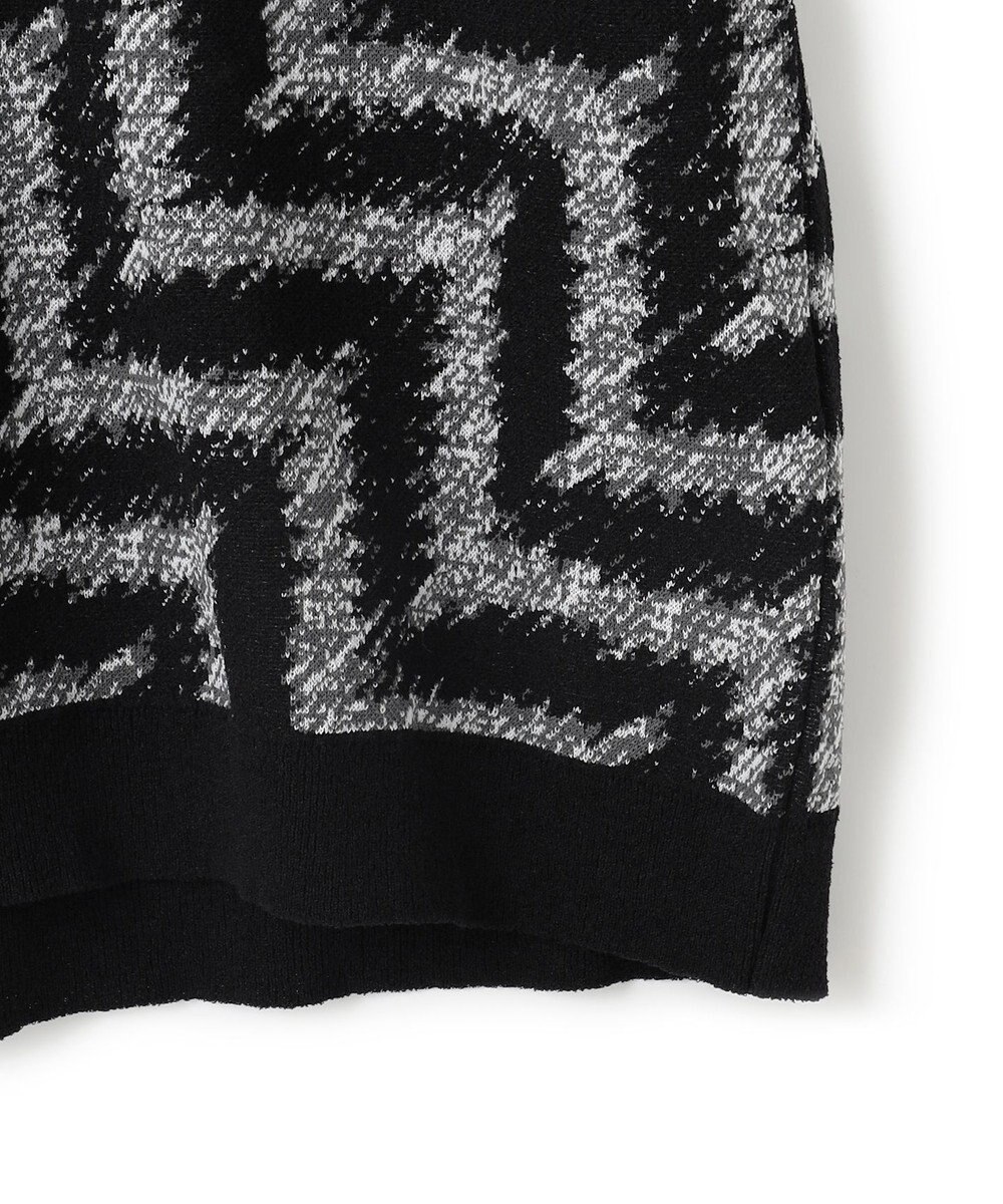 JOSEPH HOMME 【HIGH GRADE LINE】カスリシェブロンジャガード　クルーネックニット 