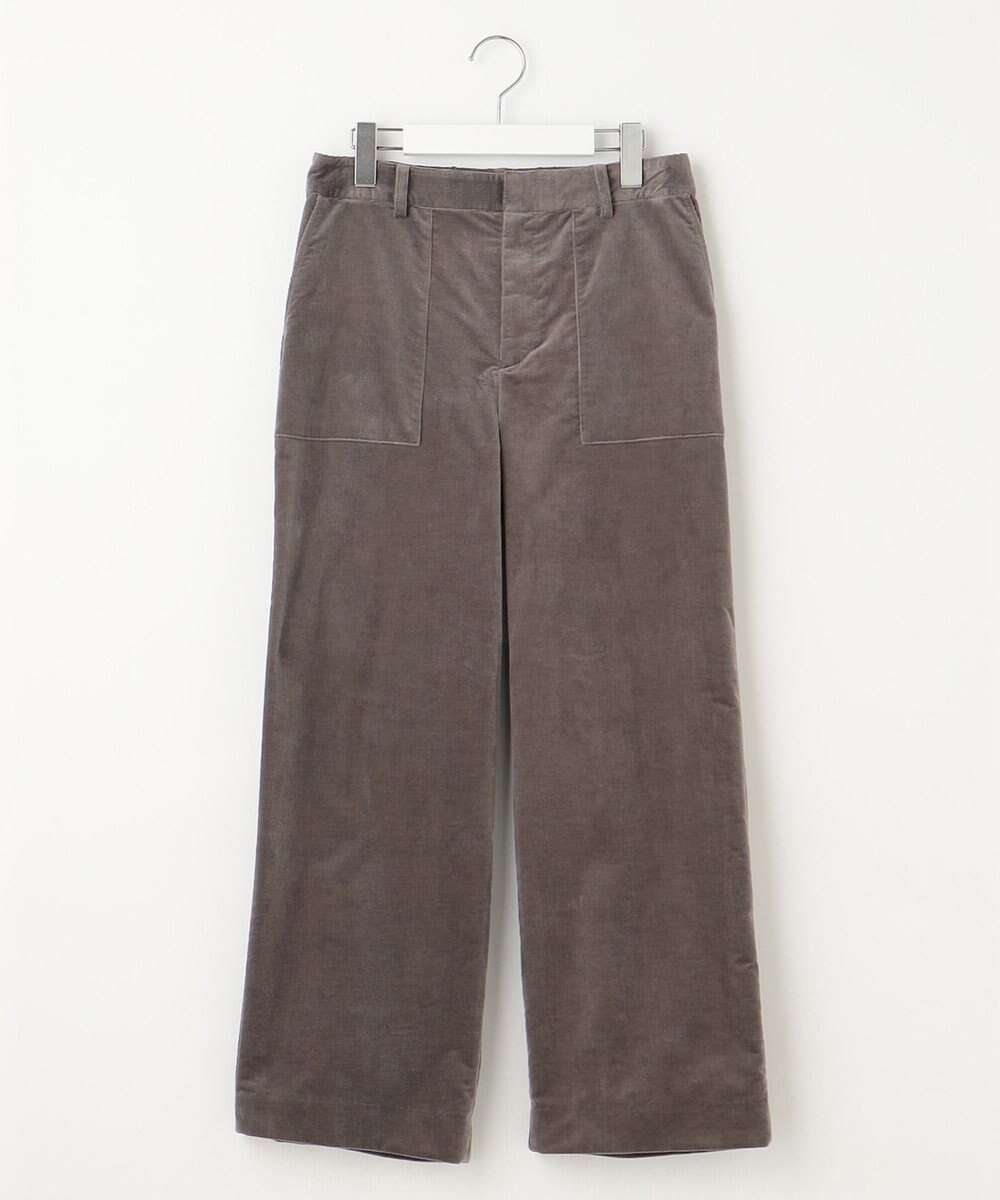 J.PRESS LADIES 【洗える・吸水速乾】AIRDUROY LIGHT コーデュロイ ベイカー パンツ 