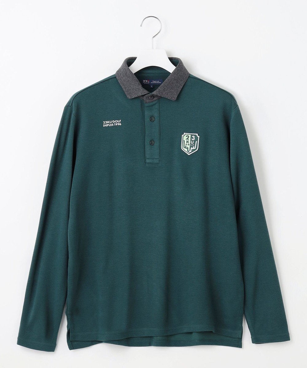 23区GOLF 【MEN】【吸湿発熱】グランサーモカノコ ポロシャツ 