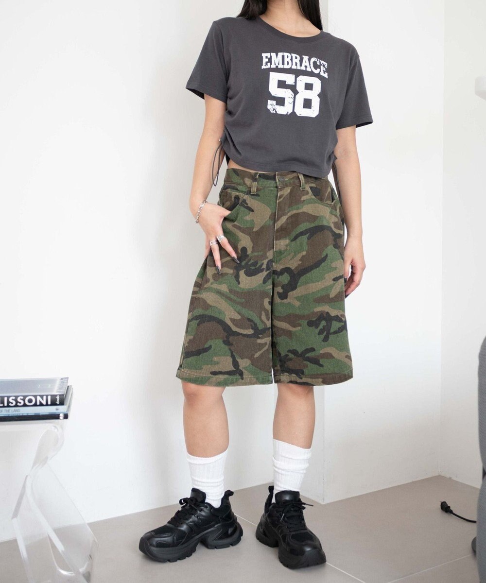 WEGO PUメッシュヒールダッドスニーカー 