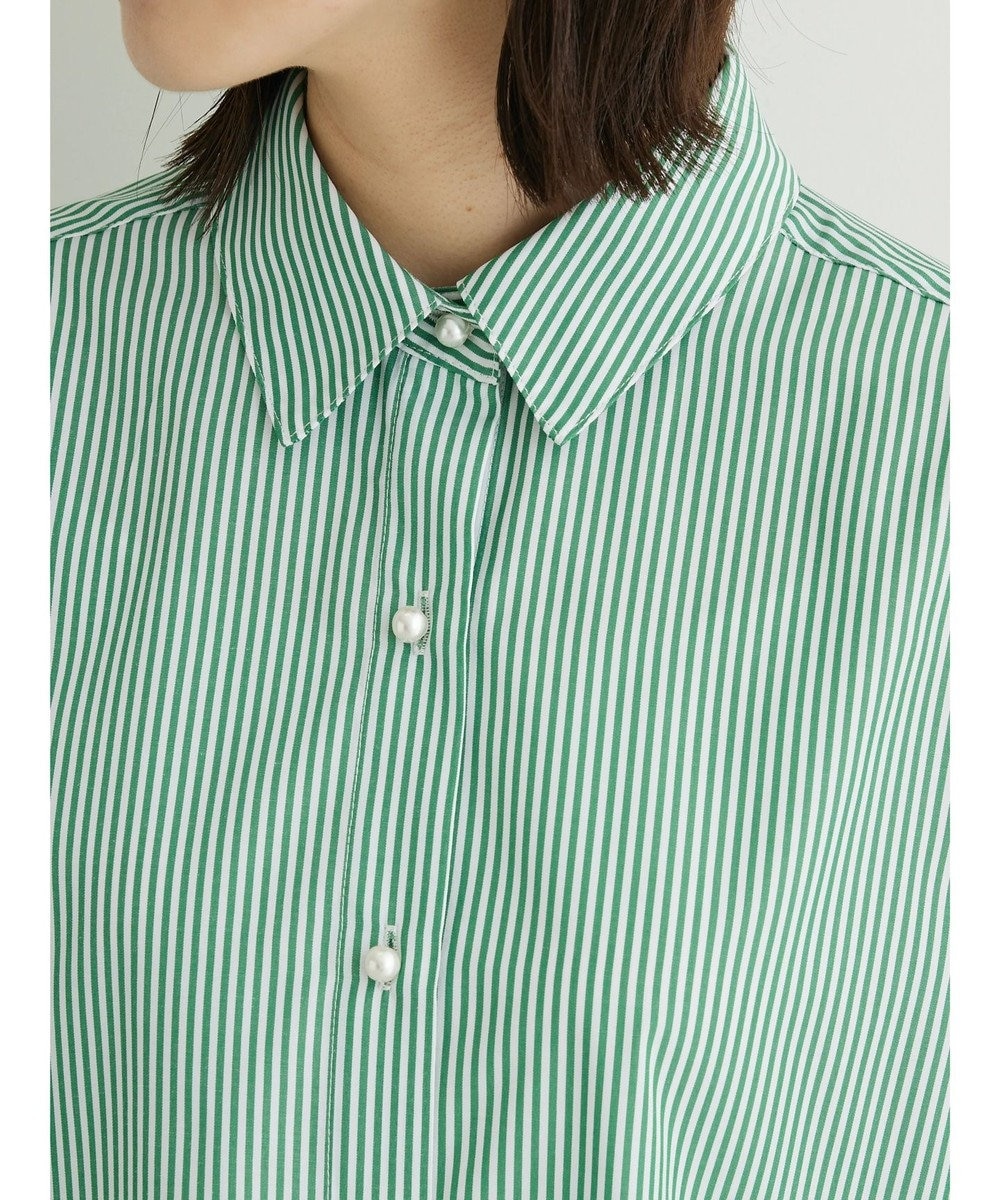 Green Parks ・ＥＬＥＮＣＡＲＥ　ＤＵＥ　パールボタンシャツチュニック 