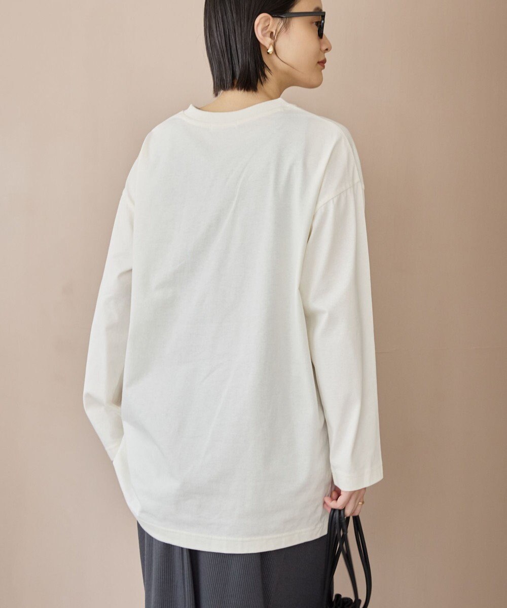 AMERICAN HOLIC ボックス箔プリントロングTシャツ 