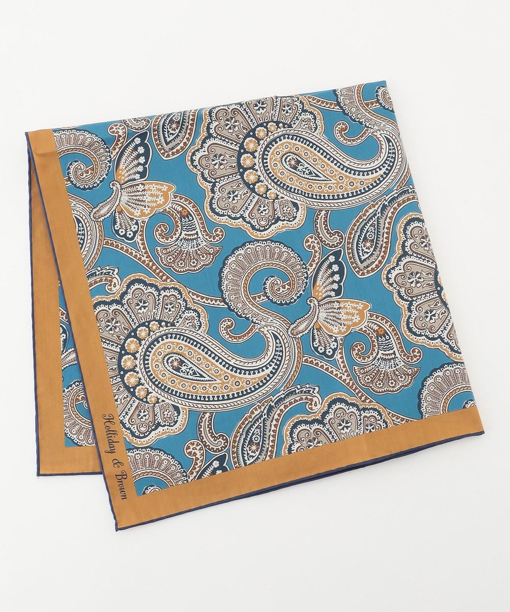 新品】Holliday & Brown／ビッグペイズリー／プリント／ベージュ