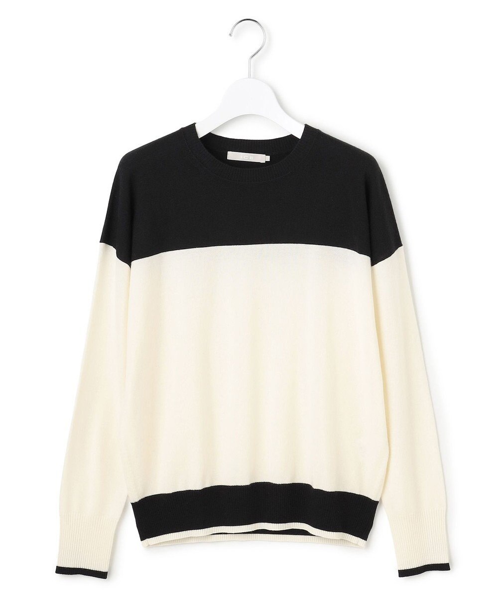 ICB ハイゲージソフトウール ニットプルオーバー 