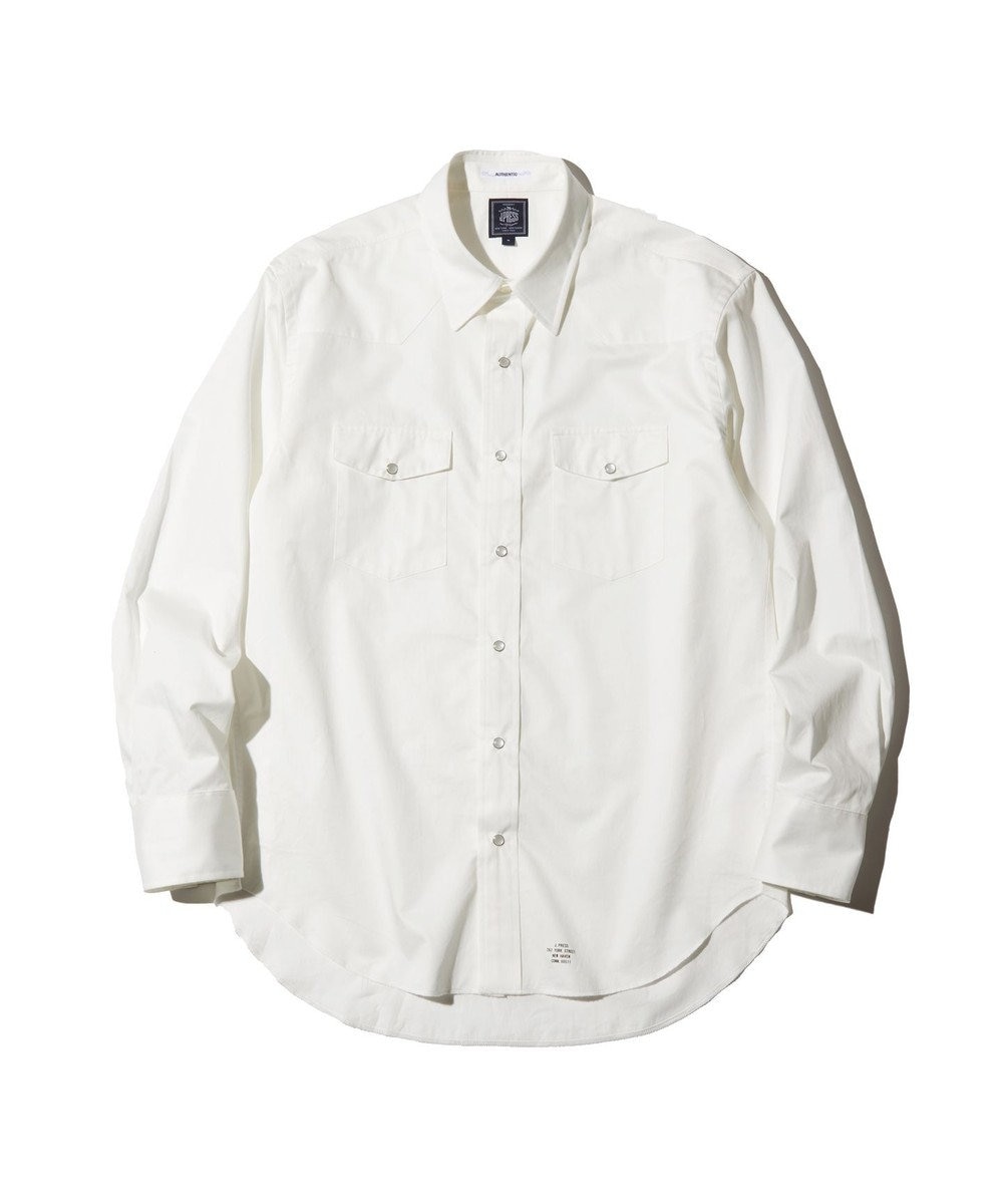 J.PRESS MEN 【J.PRESS ORIGINALS】IVY COWBOY SHIRT ホワイト系