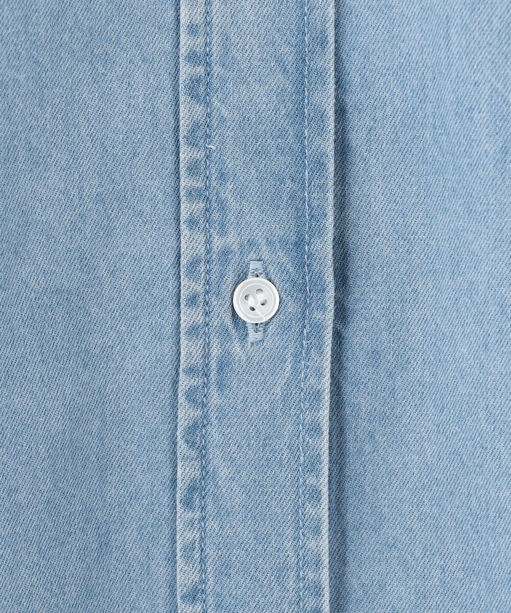 23区 【Oggi4月号掲載/洗える】23区DENIM ライトダンガリー クロップドシャツ 