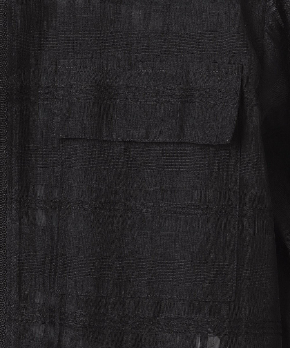 ICB 【洗える】シアードビーチェックブルゾン 