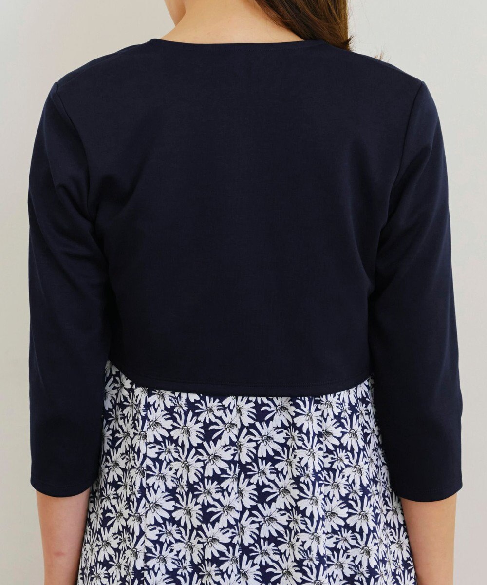 Tiaclasse 【UVカット・吸水速乾】 “きれい見え” カットソーストレートボレロ 