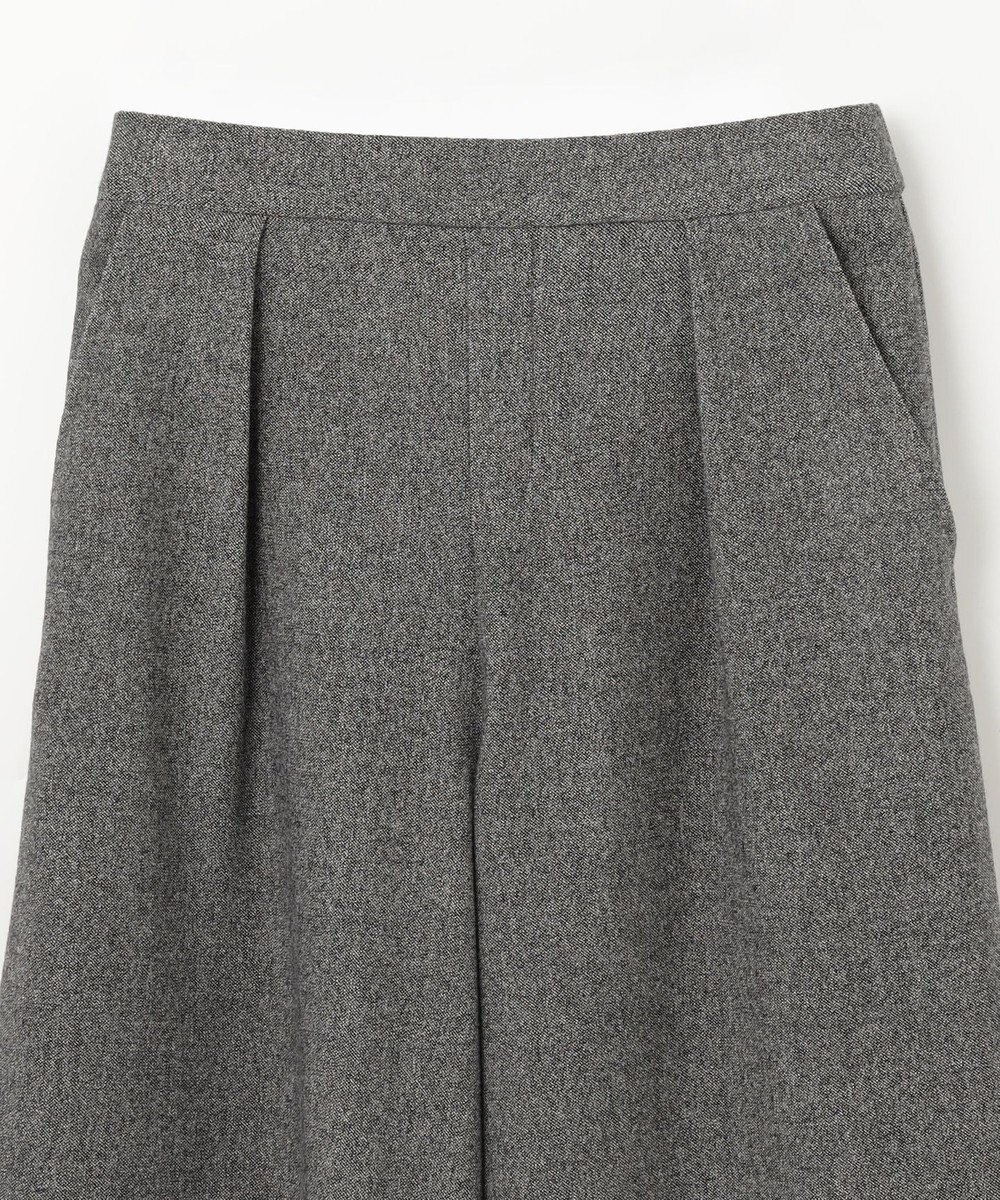 ANY 【洗濯機可能/ウエストゴム】ライトツイード ワイドパンツ 