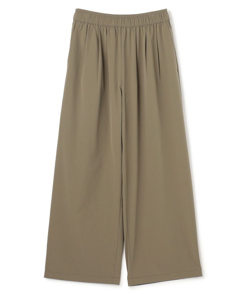 UNFILO 【セットアップ着用可/ウエストゴム】FINE MOVE ギャザーワイドパンツ 