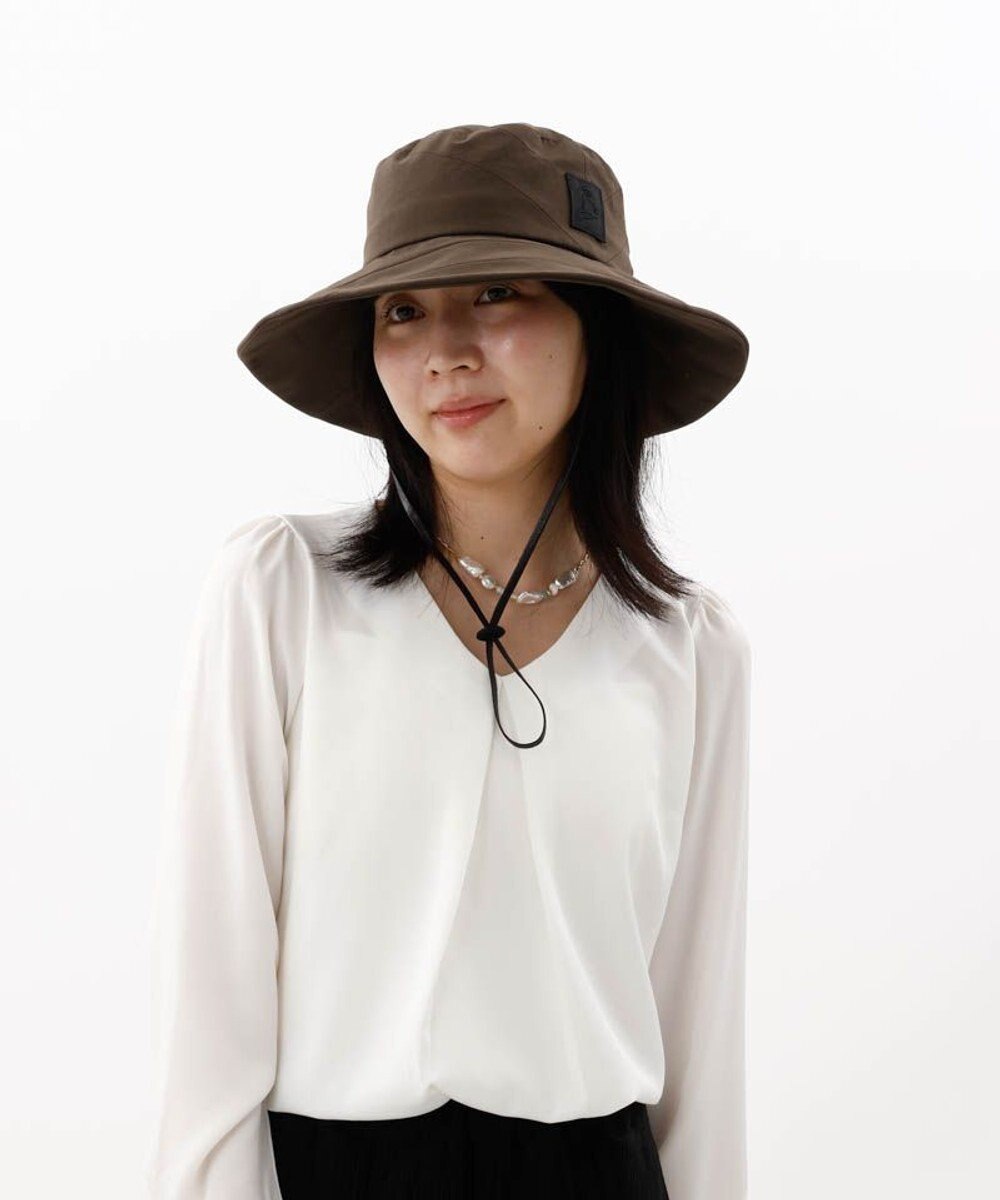 AURORA 【 Beaurance （ビューランス）】ワッペン付き切り替えアドベンチャーハット 