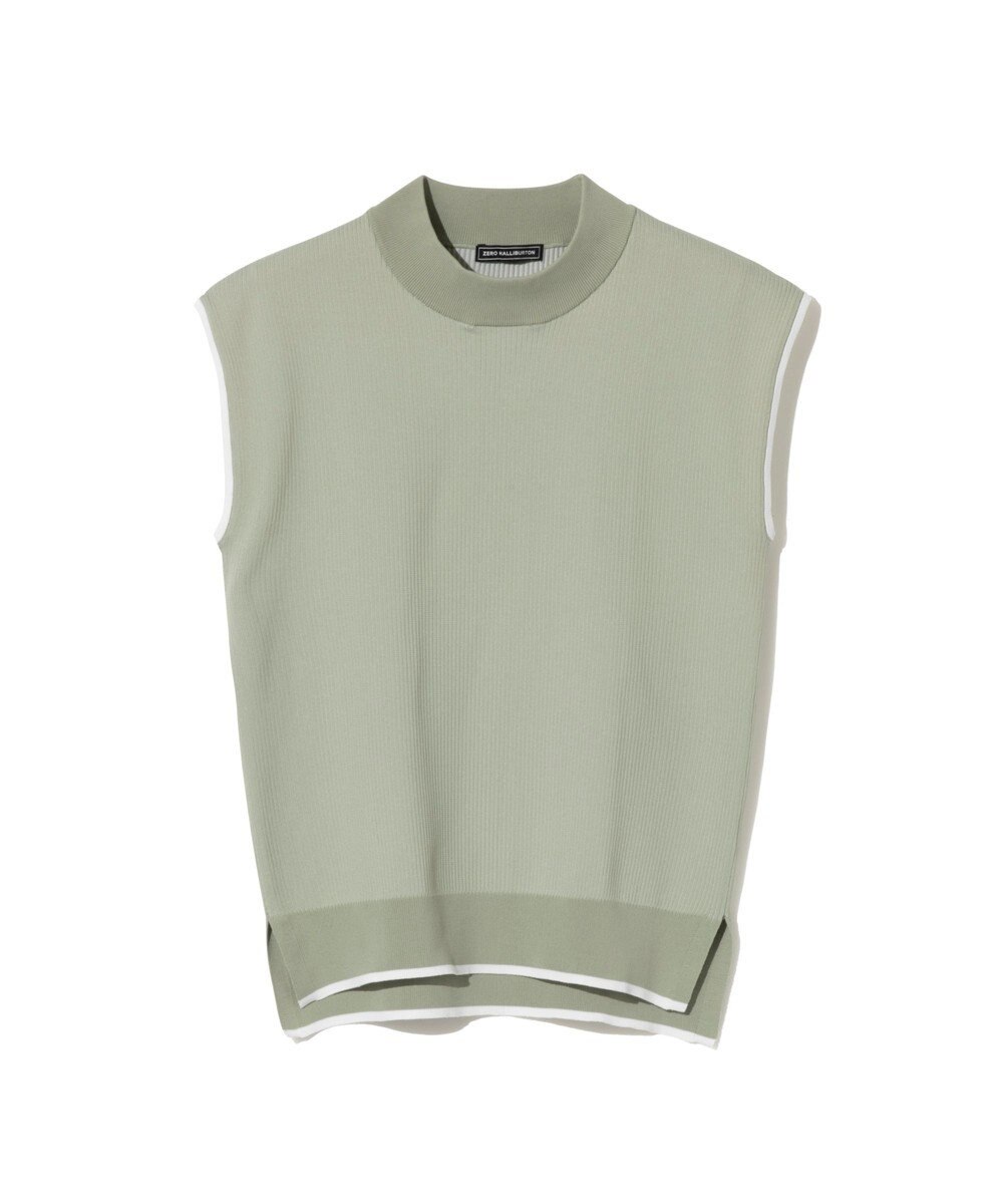 ZERO HALLIBURTON ノースリーブモックネックニット ZHG-W6S8b 85222 