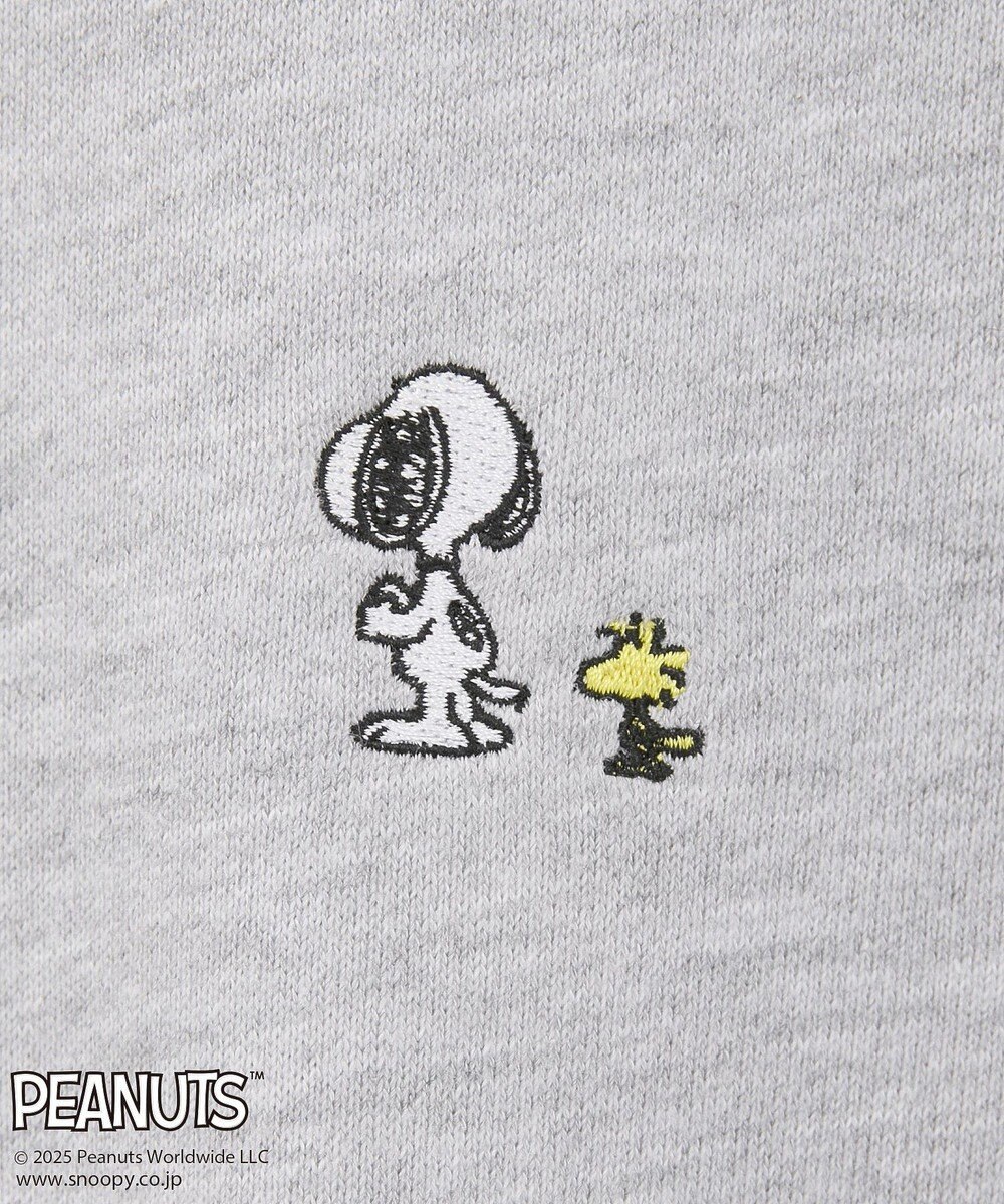 Green Parks ■PEANUTS スヌーピーミニ刺繍スウェット 