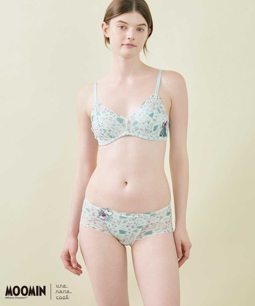 une nana cool 【ムーミン】 MOOMIN * une nana cool  364 レース ノンワイヤーブラ 