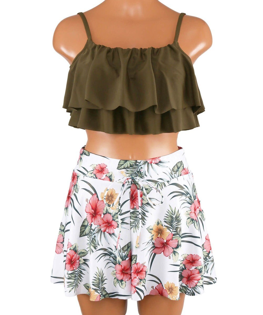 San-ai Resort（三愛水着楽園） 【SALE】フリルトップス３点セット　9M　【San-ai Resort（サンアイリゾート）】 