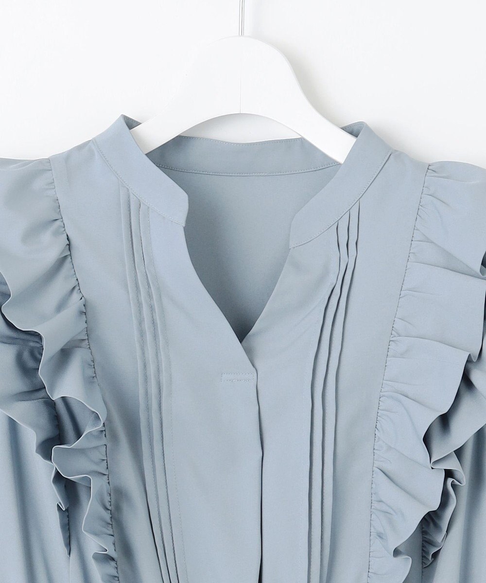 Feroux ショルダーフリルティアード ワンピース 